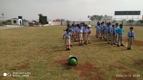 "Thematic Activity Term - II” Game- ‘Into My Fabric Bucket’ (Physical Exercise: Session 5 & 6) - 2023 - pathardi